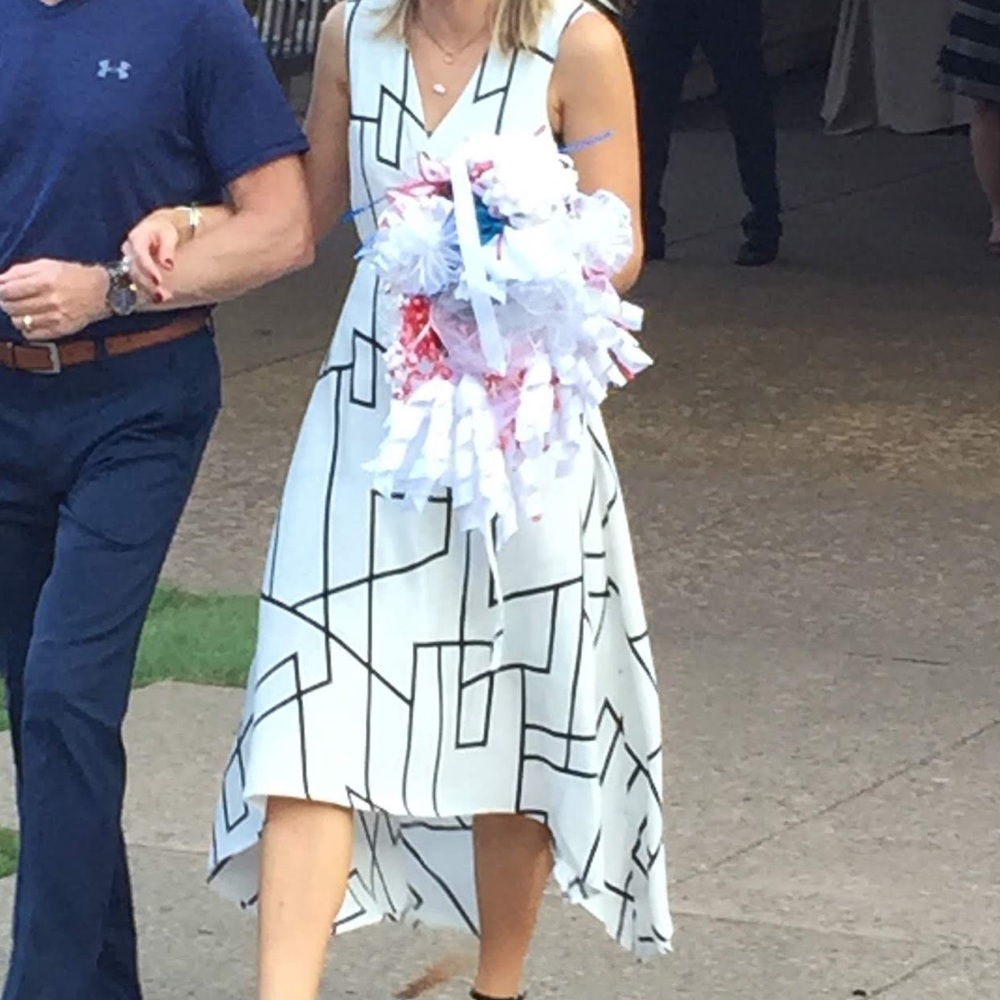 Bardot white wrap dress